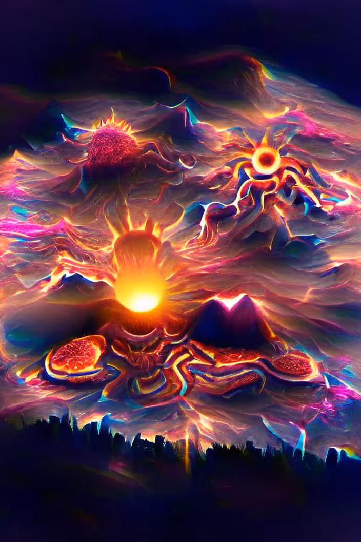into the sunset