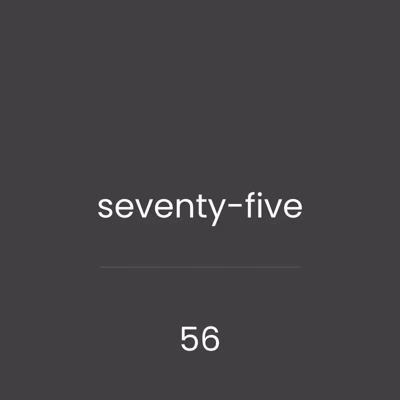 aoon - alphabetical order of numbers #56