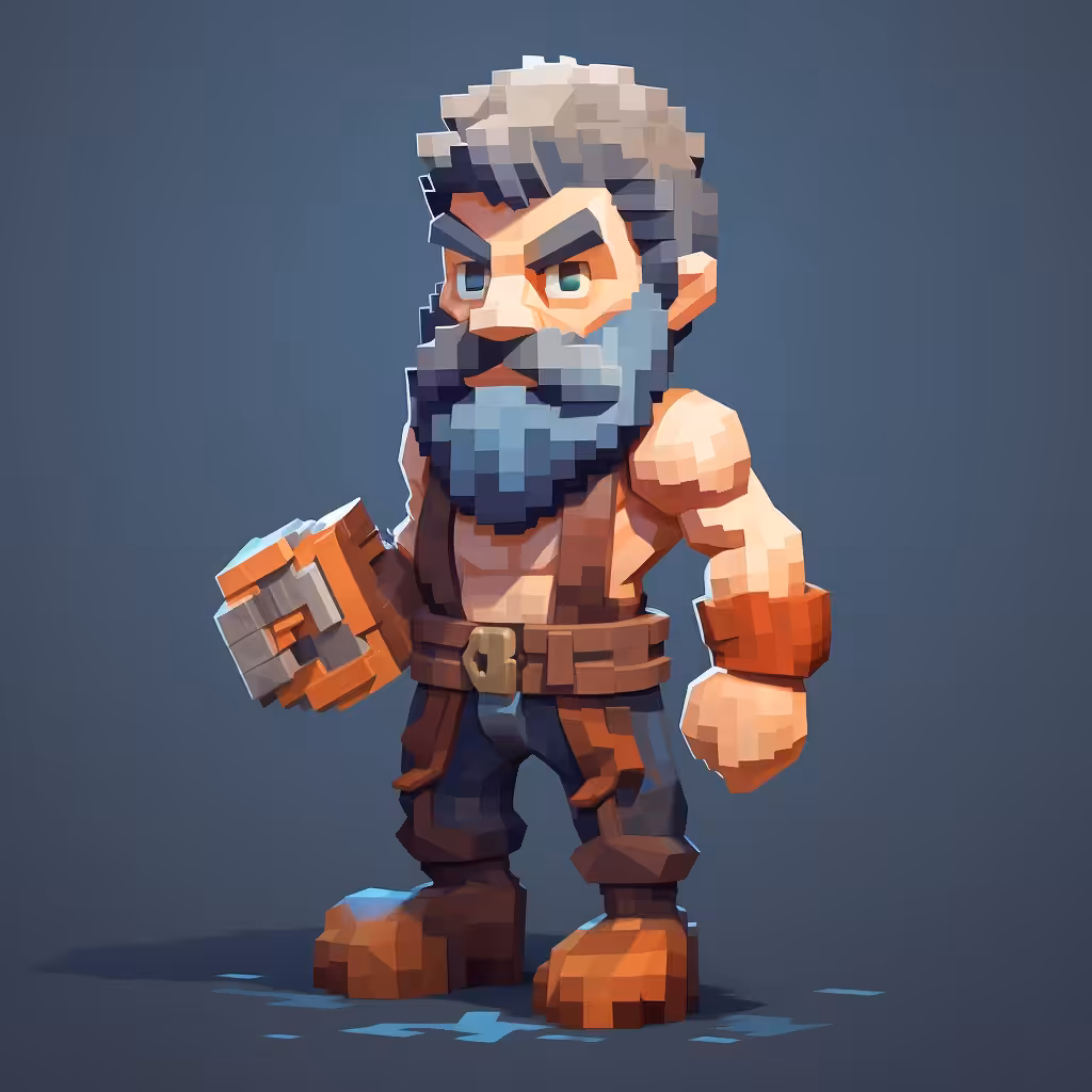 Tez Pixel Figure #179