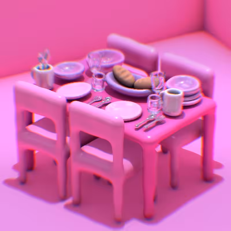 Knölby - set the table