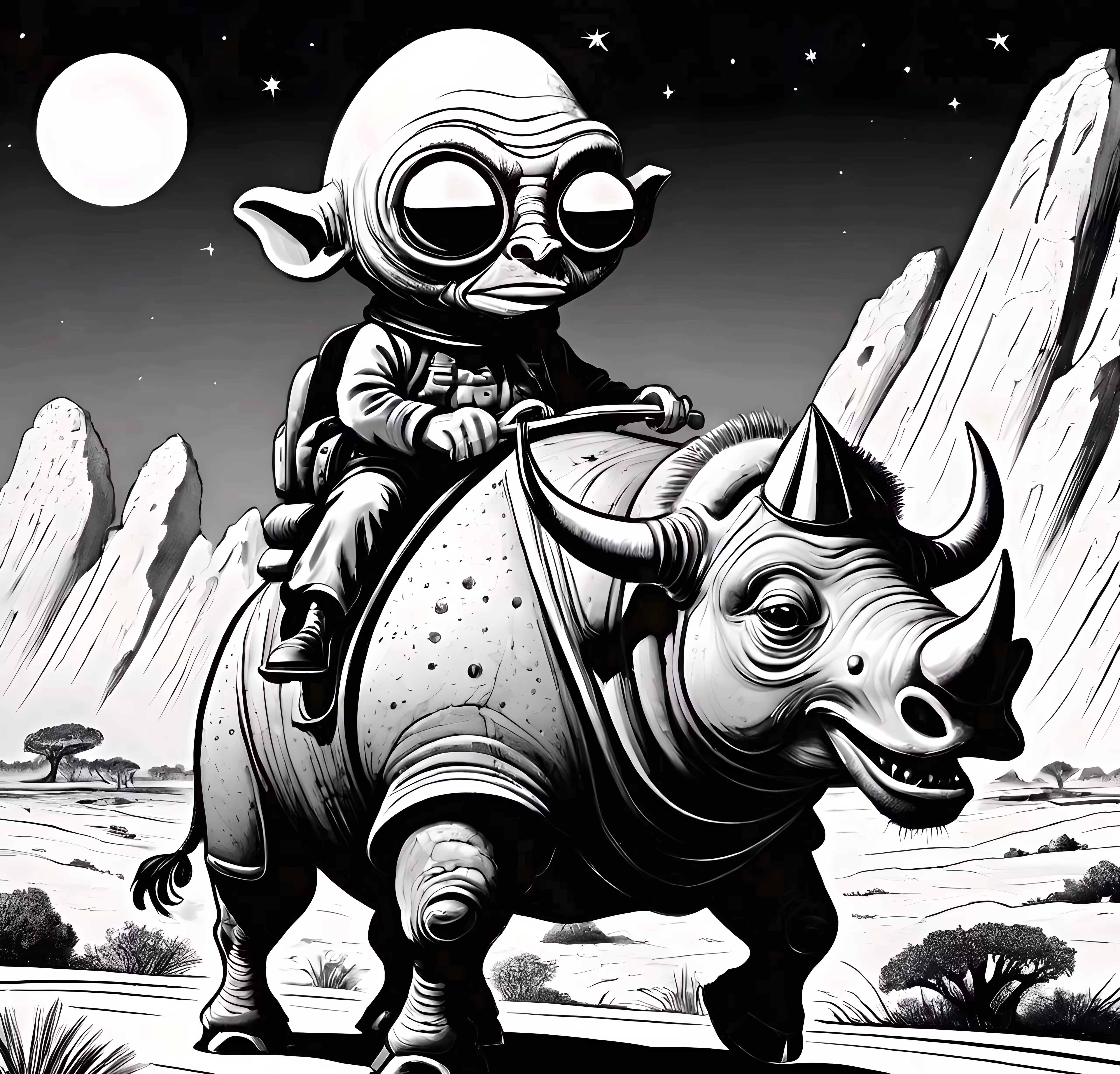 Alien Adventure - Day 21 - Rhinoceros