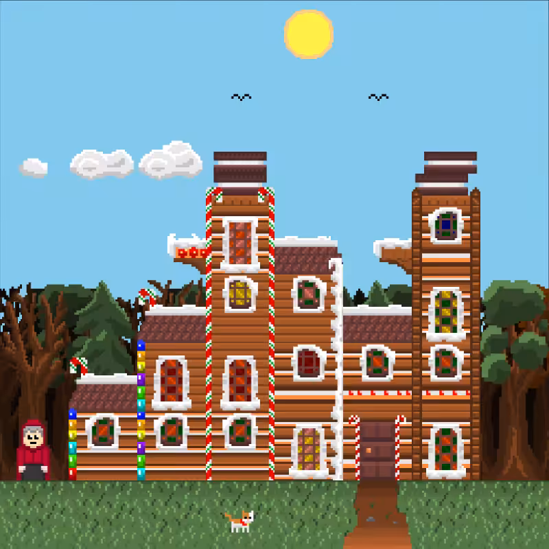 2D Mansion Candy House #107