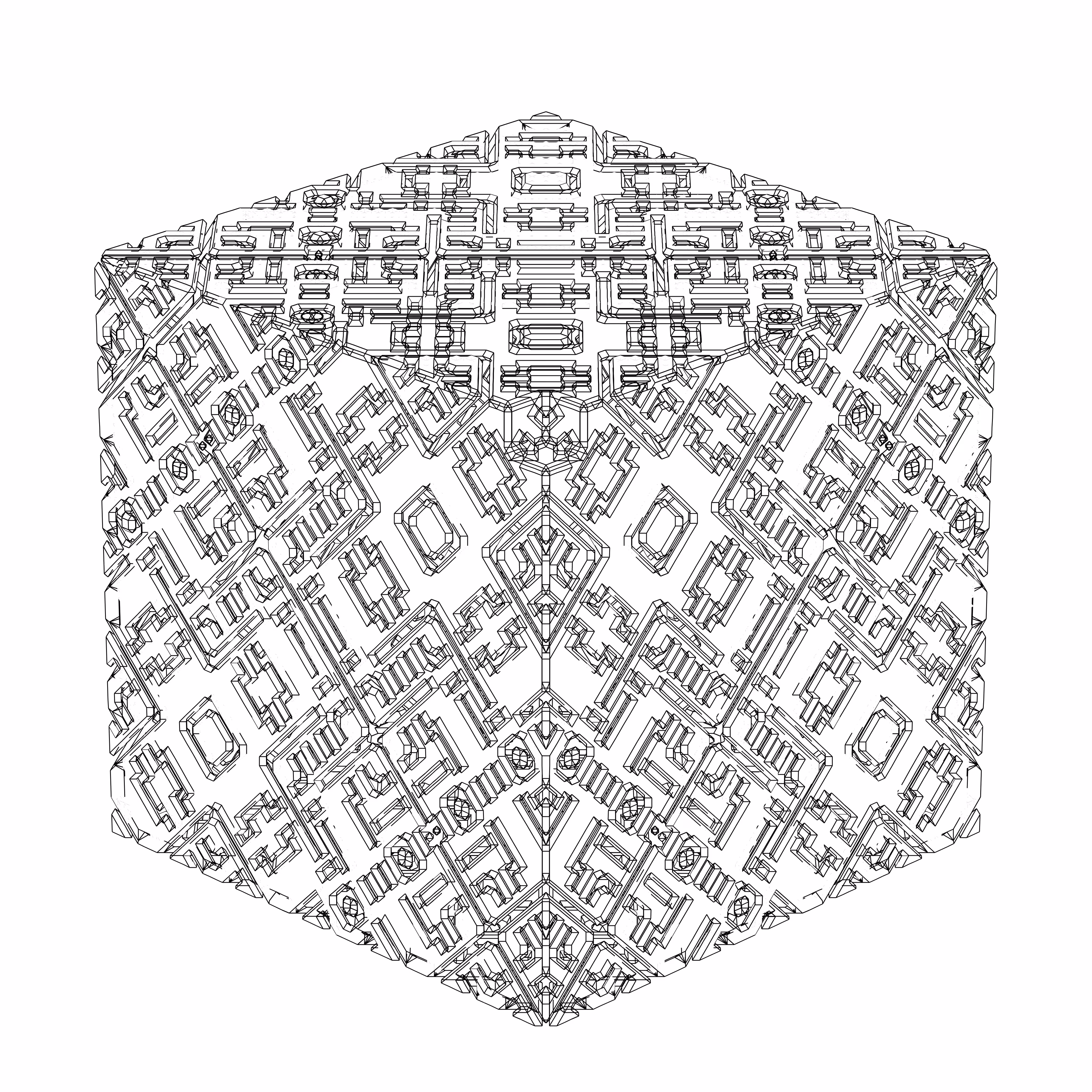 LL21 Alien Art Cube #747