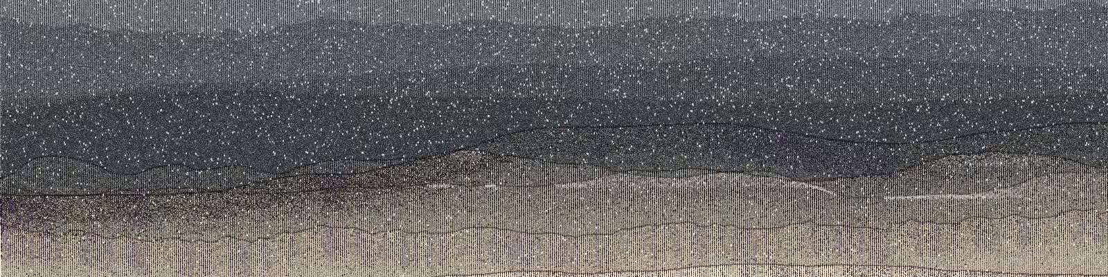 Glitched Mountains Landscape for HEN Reunion 2022