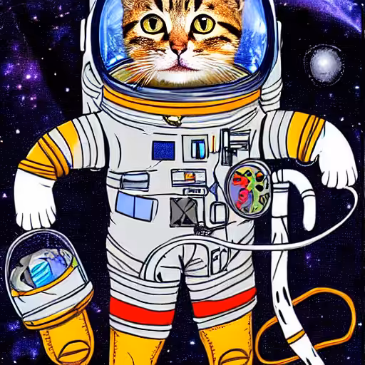Lucky's Space Walk