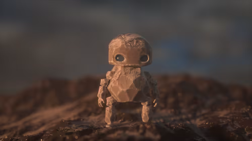 Picture of strange little rocky monster