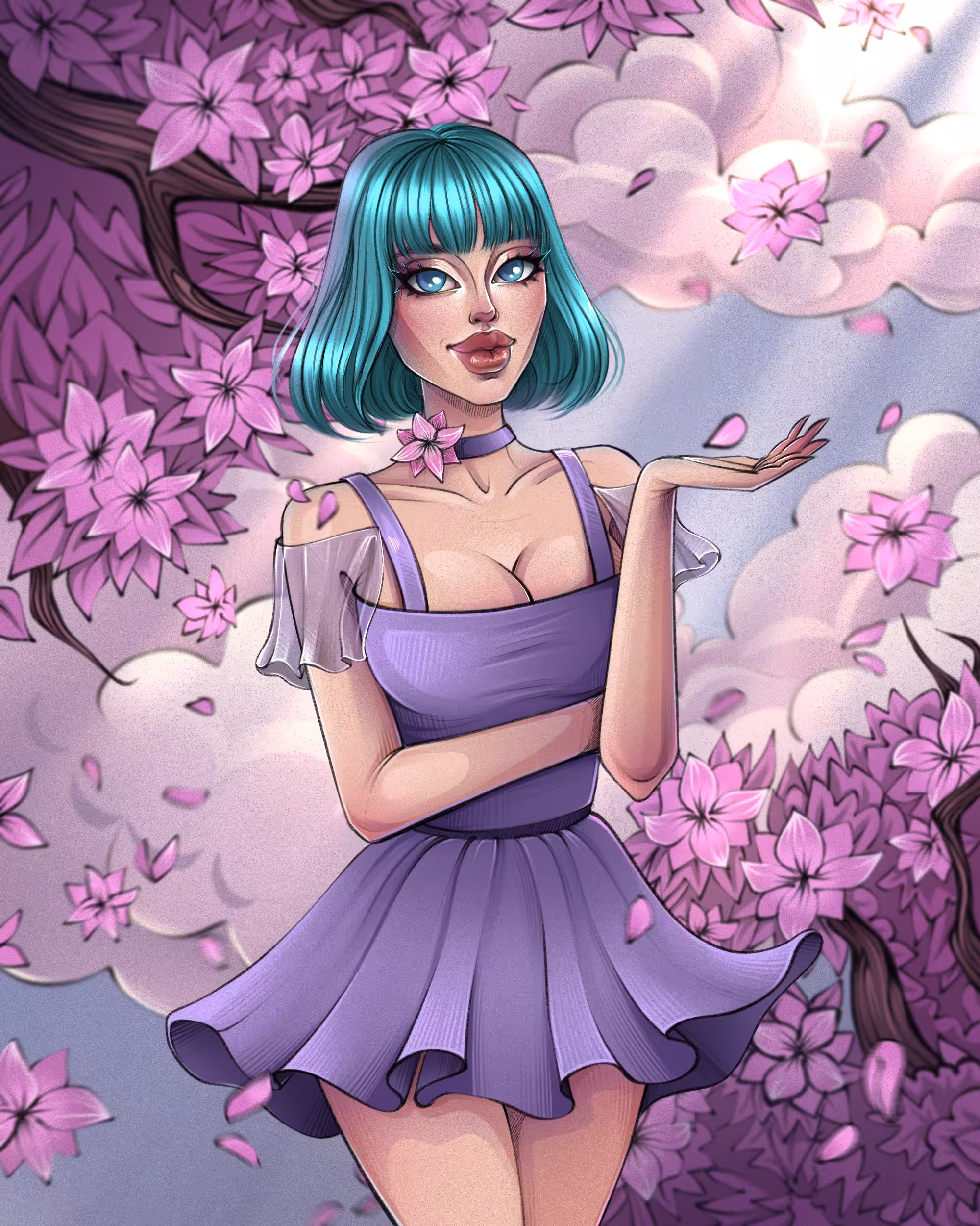 Pink petal of Hope