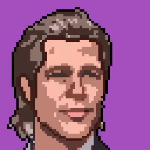 PopMask #107 - Crypto Brad Pitt 1