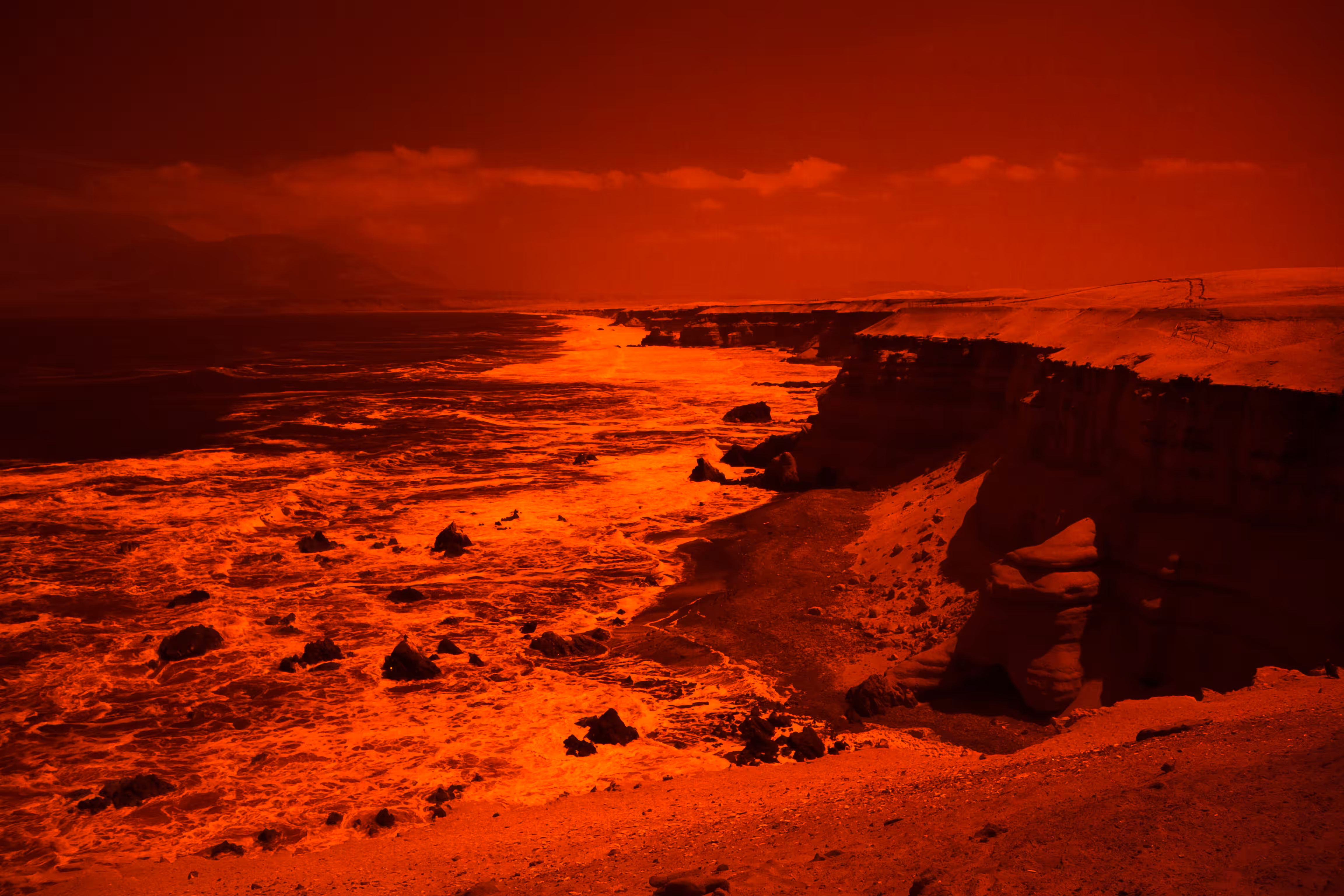 Lifeless oceans