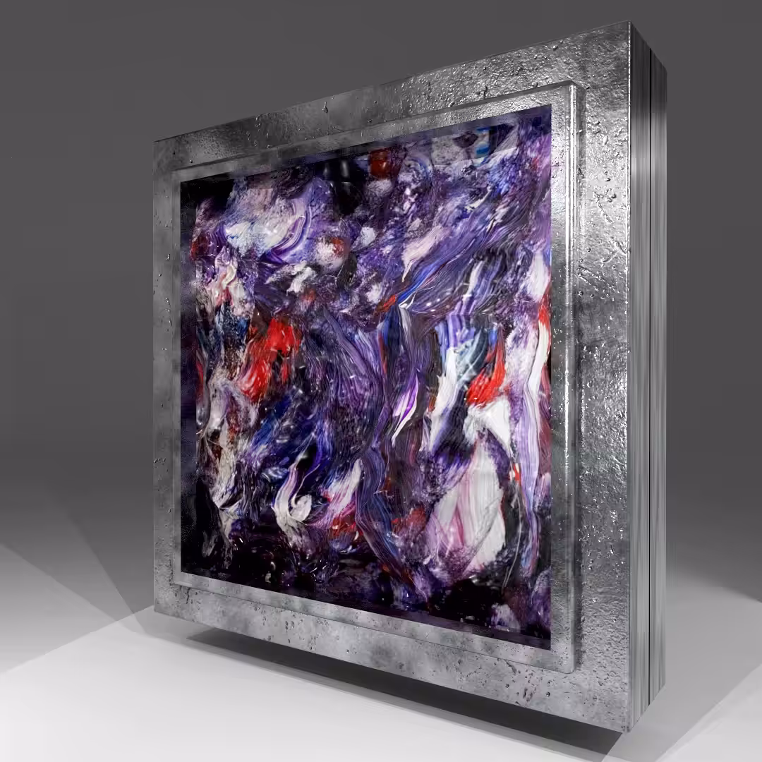 Purple nebula teleportation gate