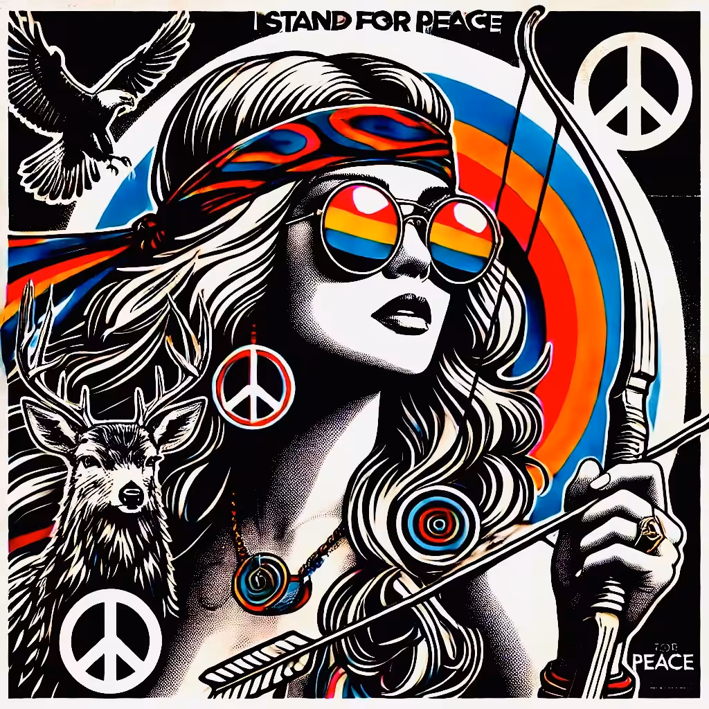 PEACE IS JUST A WORD I STAND FOR