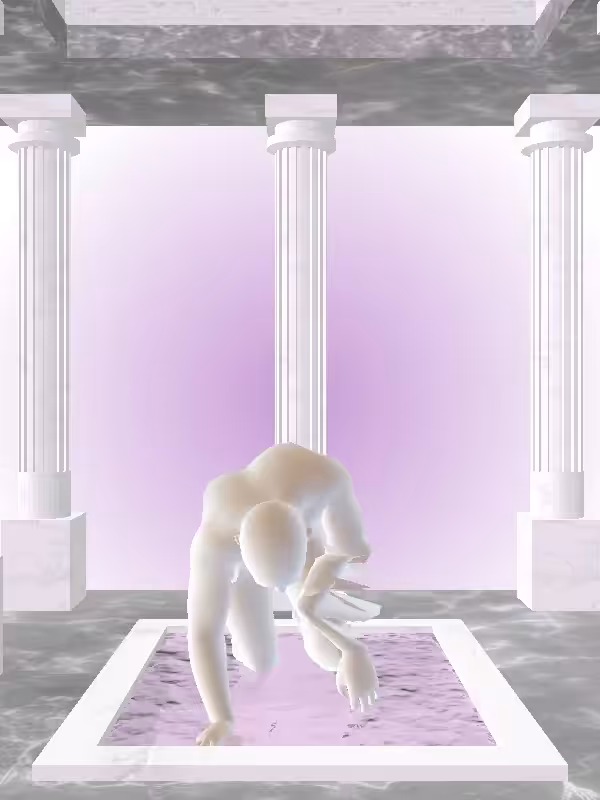 The Crawling Luminescent Beige Man #5412