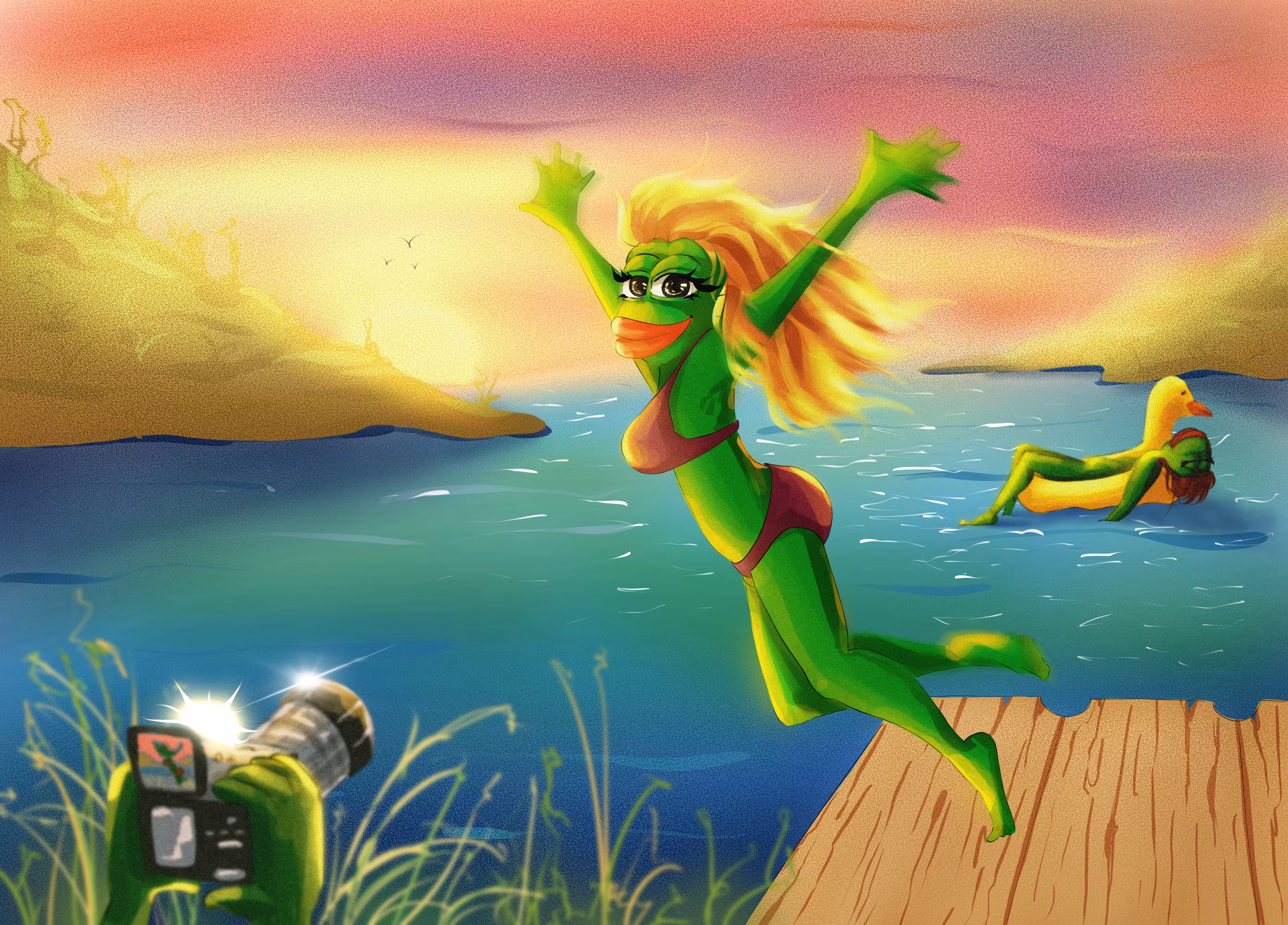Pepe chilling