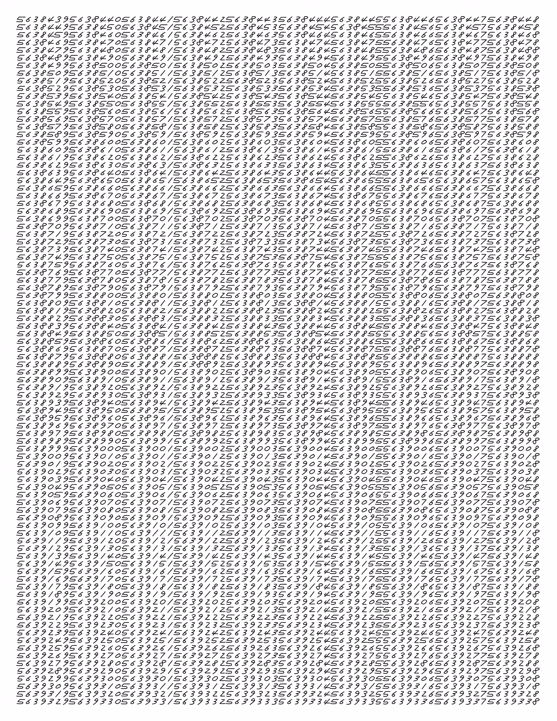 Endless (5,607,250 to Infinity) #102