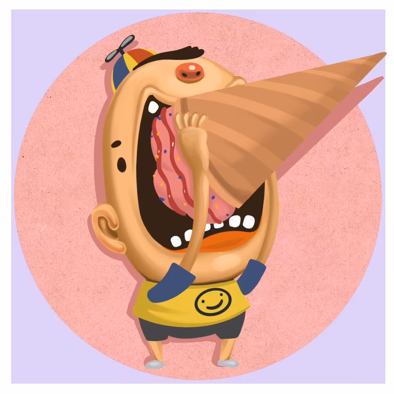 ice cream is yummy