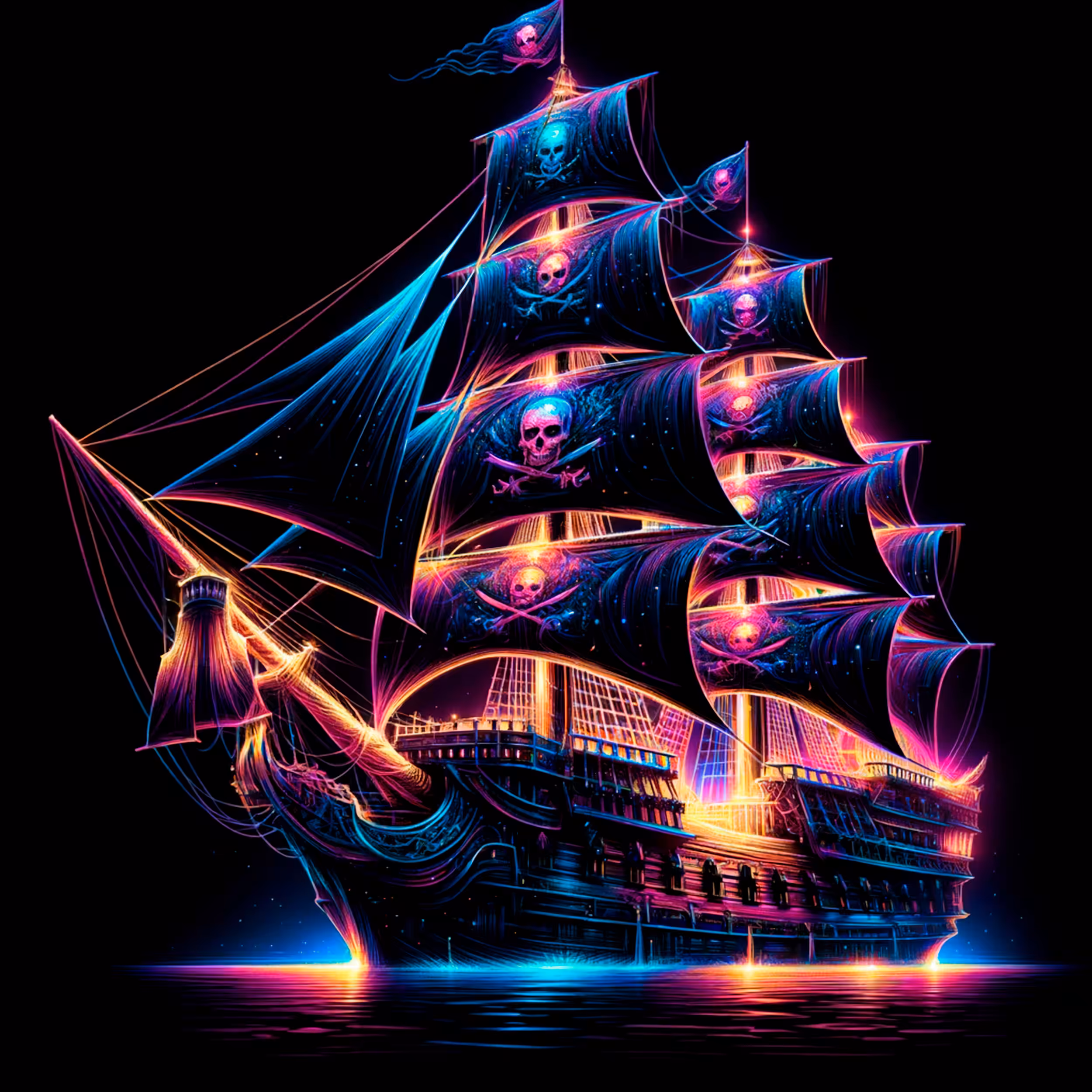Neon Corsair: Voyage Through the Digital Seas
