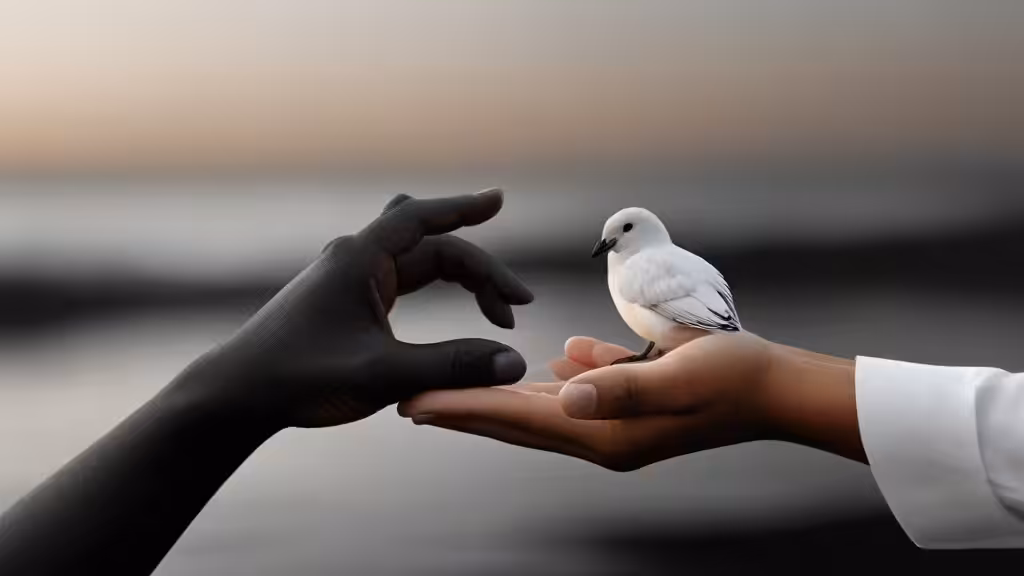 Peace between black and white