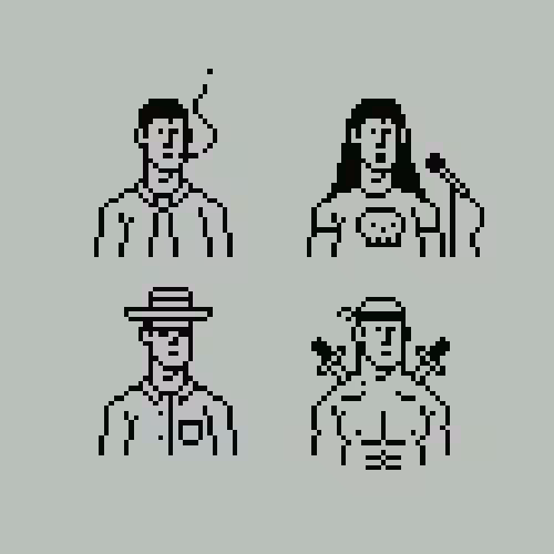 pixel art character study