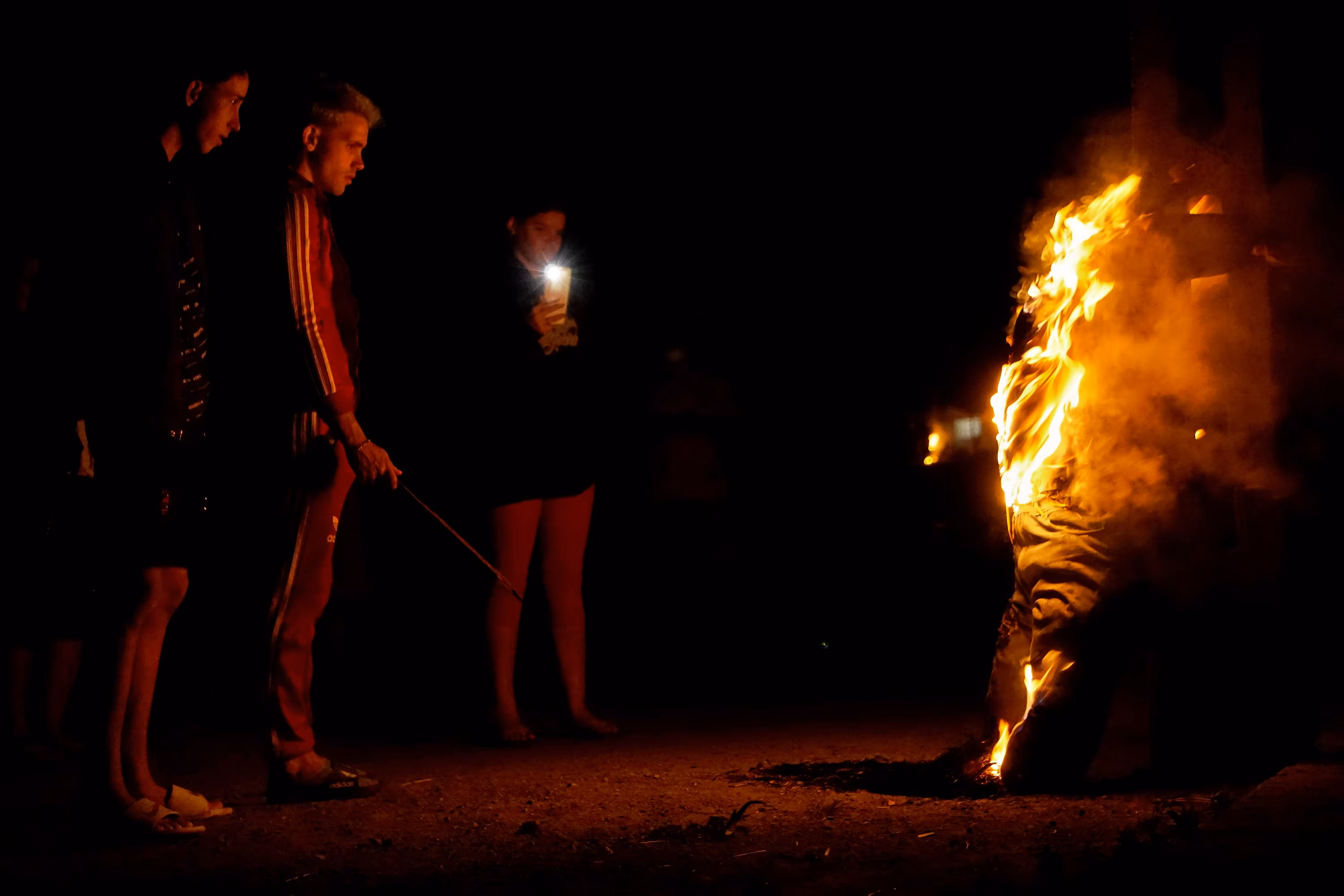 Three lovers of fire
