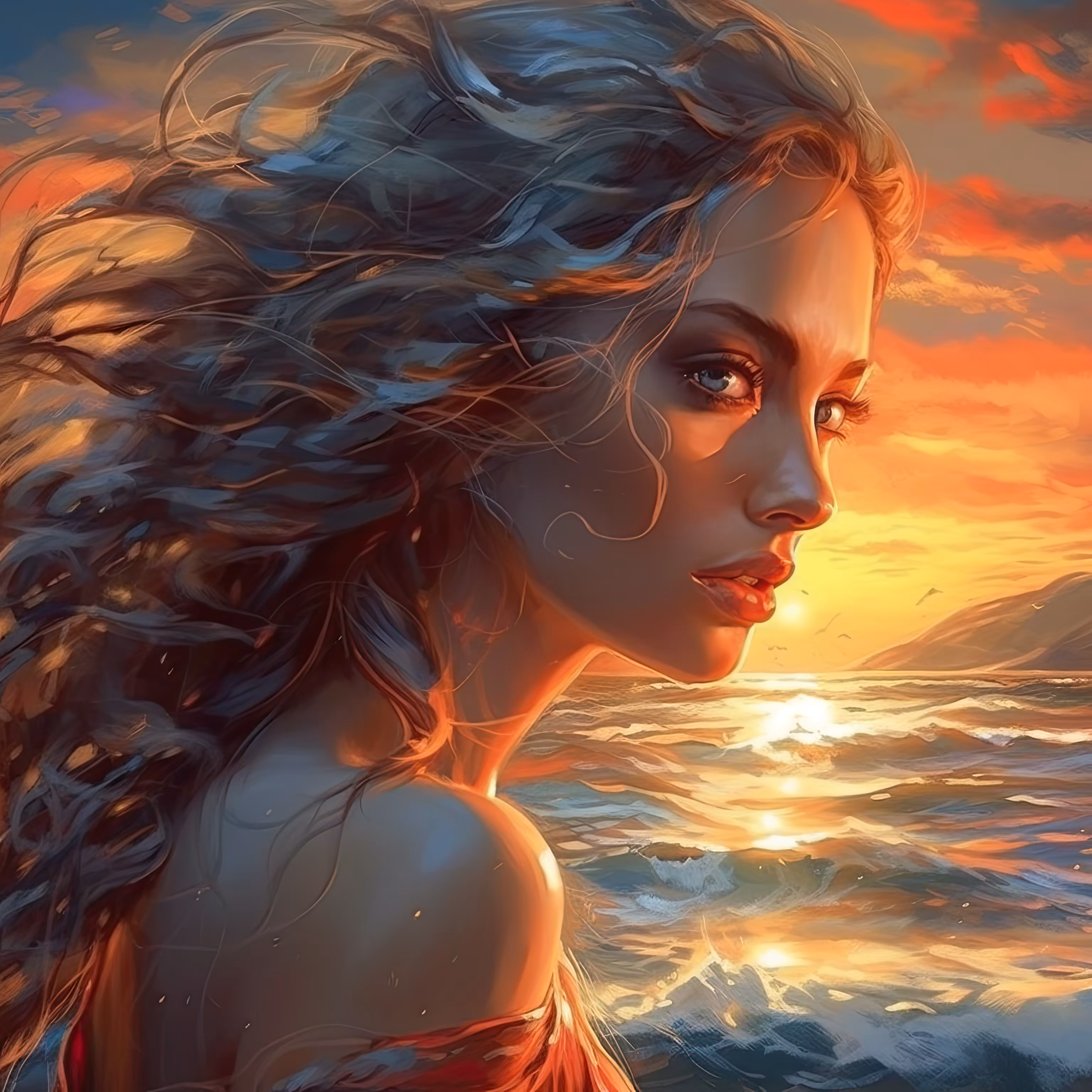 Where a fiery sky meets #1