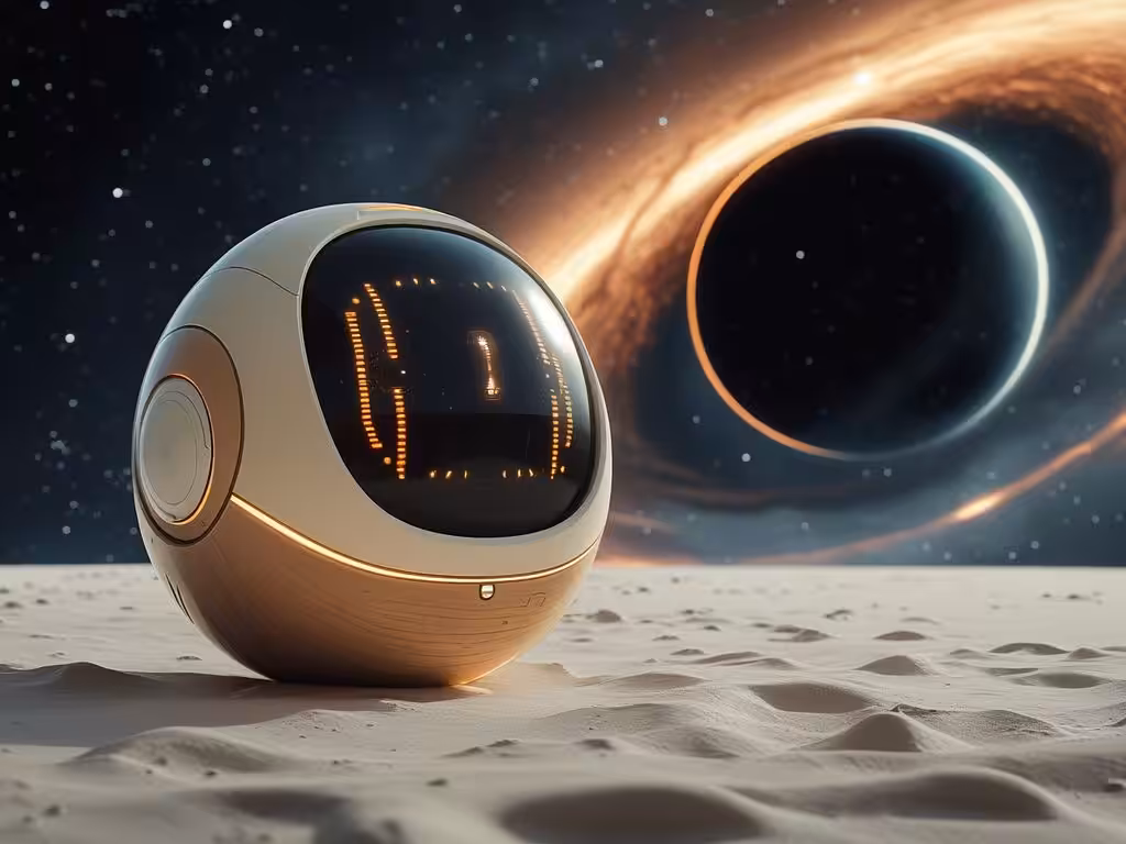 the boguball is drawn into the blackhole