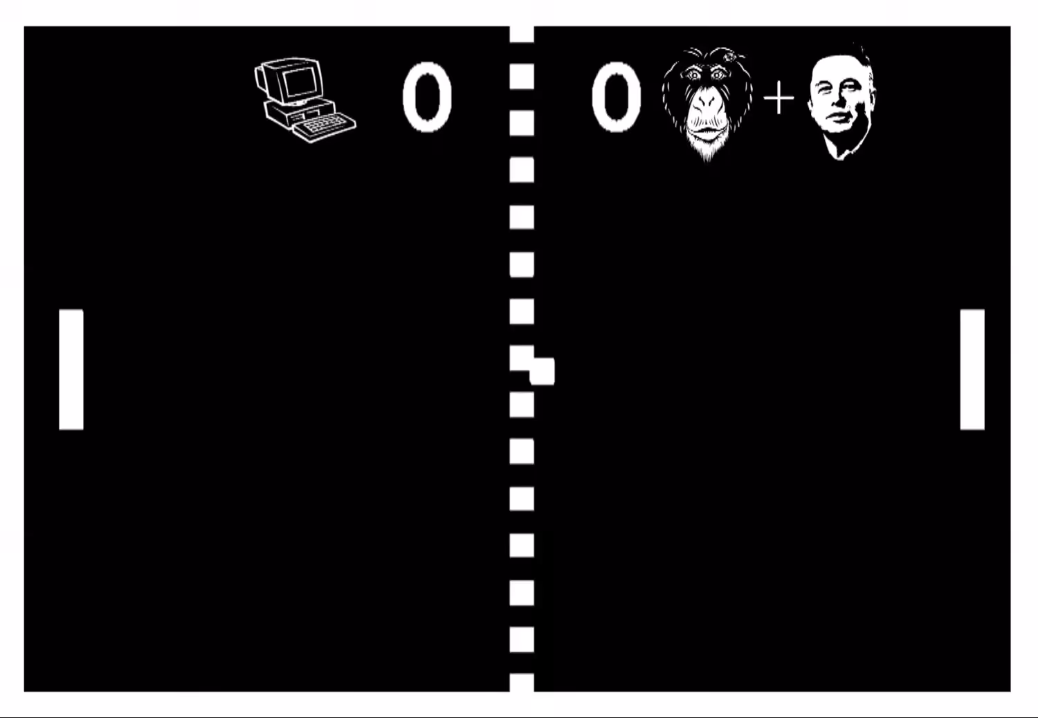 Elon Musk's Monkey Plays Pong