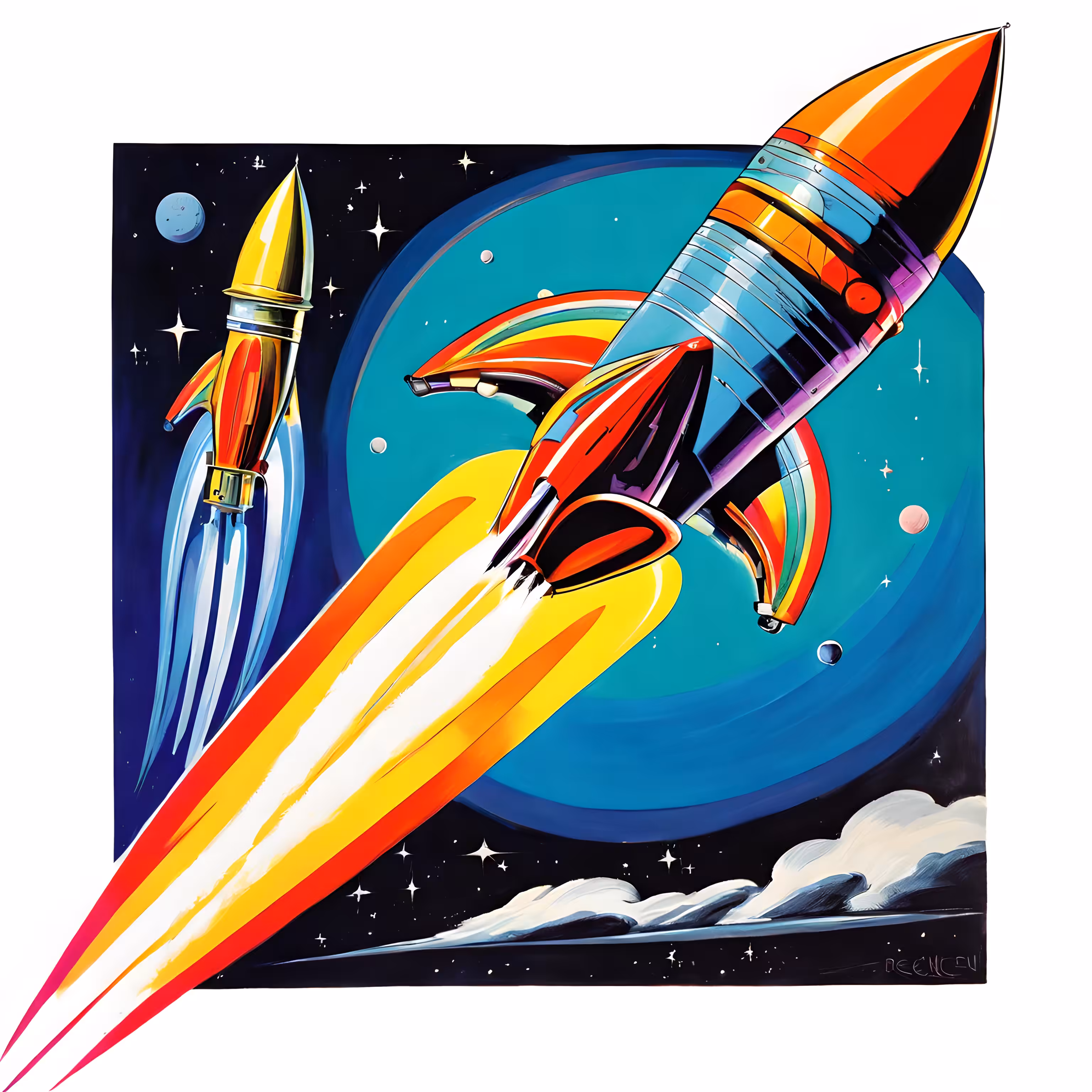 Wish You Were Here: Retro Rockets #2