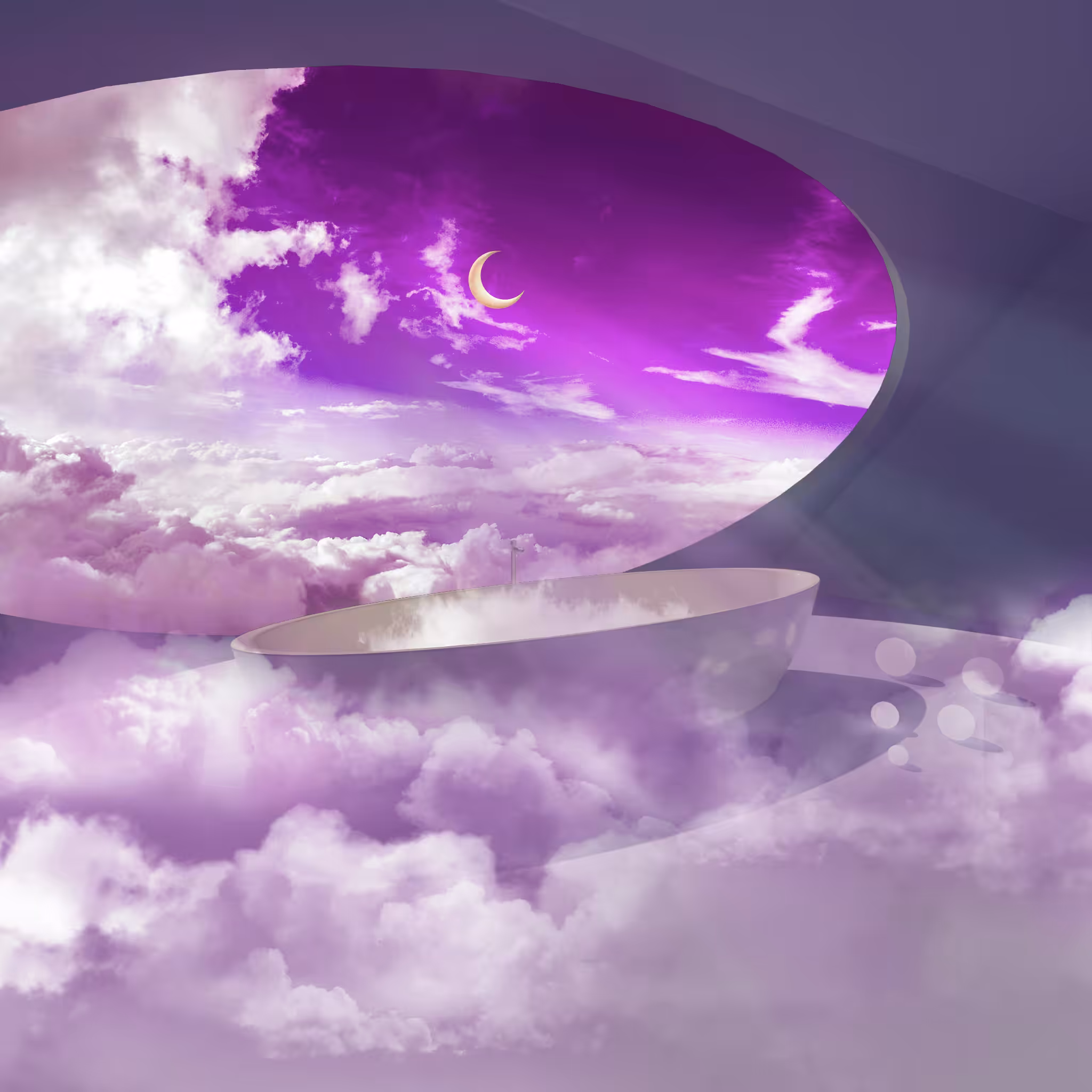violet sky