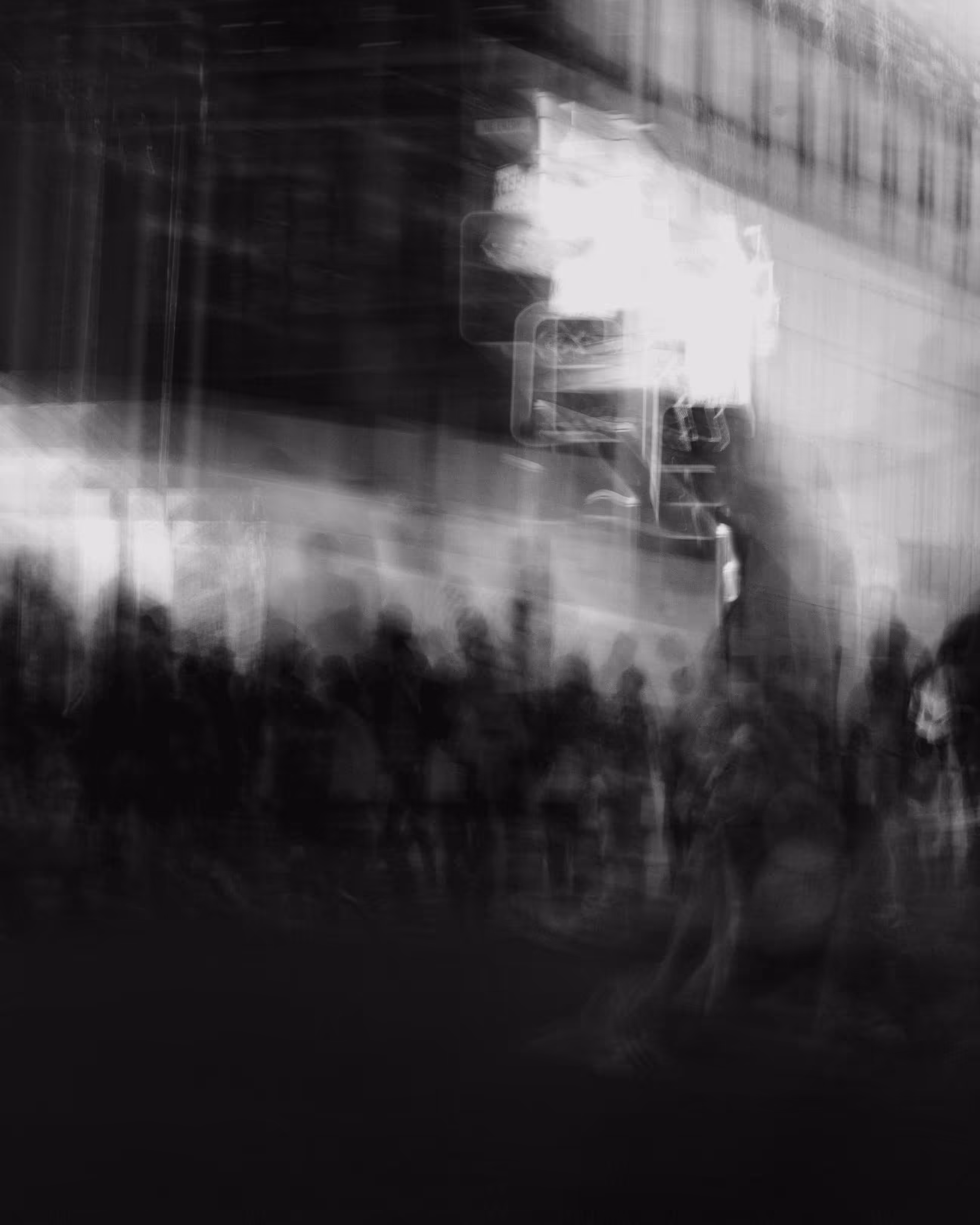 #1 Crowded together, in time with the lights