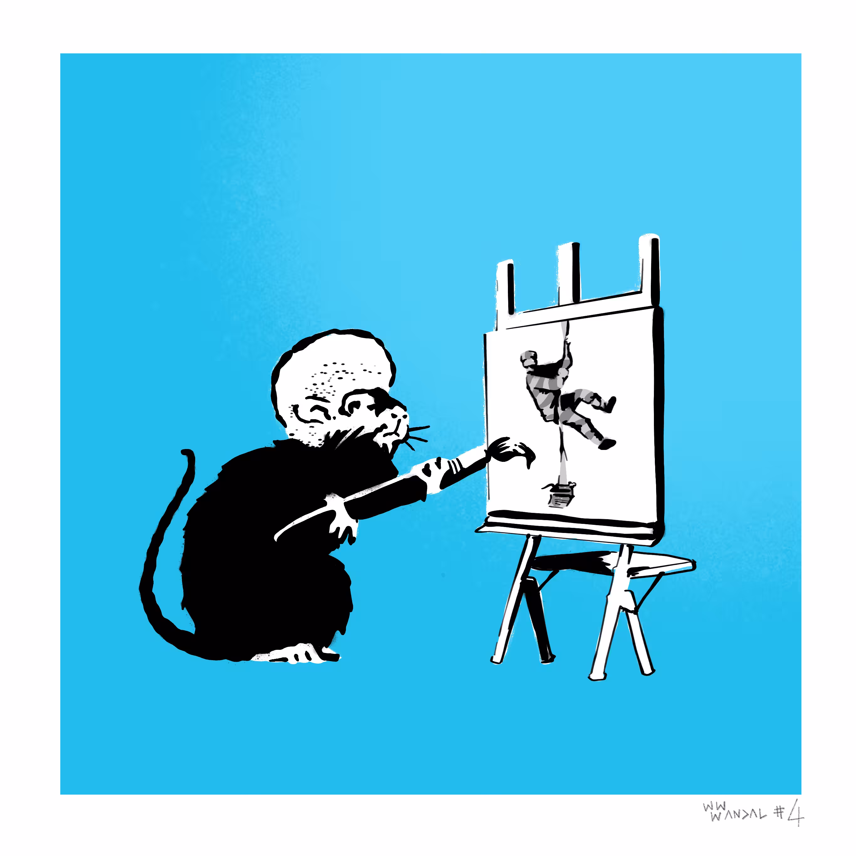 P4 _ Create Escape, Blue | CryptoPrints