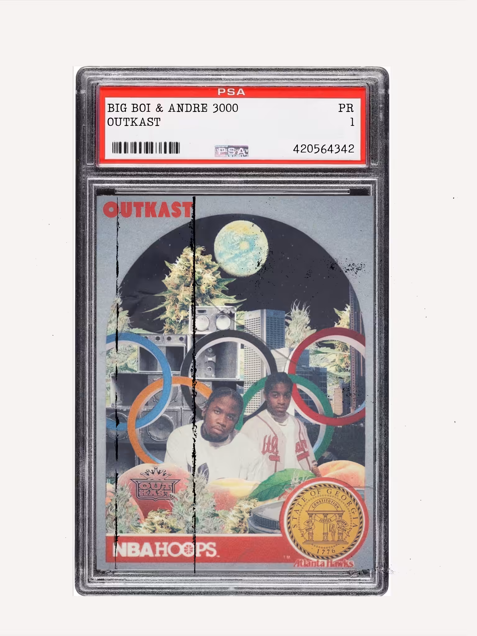 SS2022-013 OutKast- Big Boi & Andre TC Poor Condition