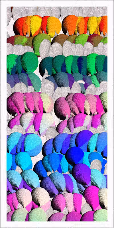 Balloon Field on Clouds #11