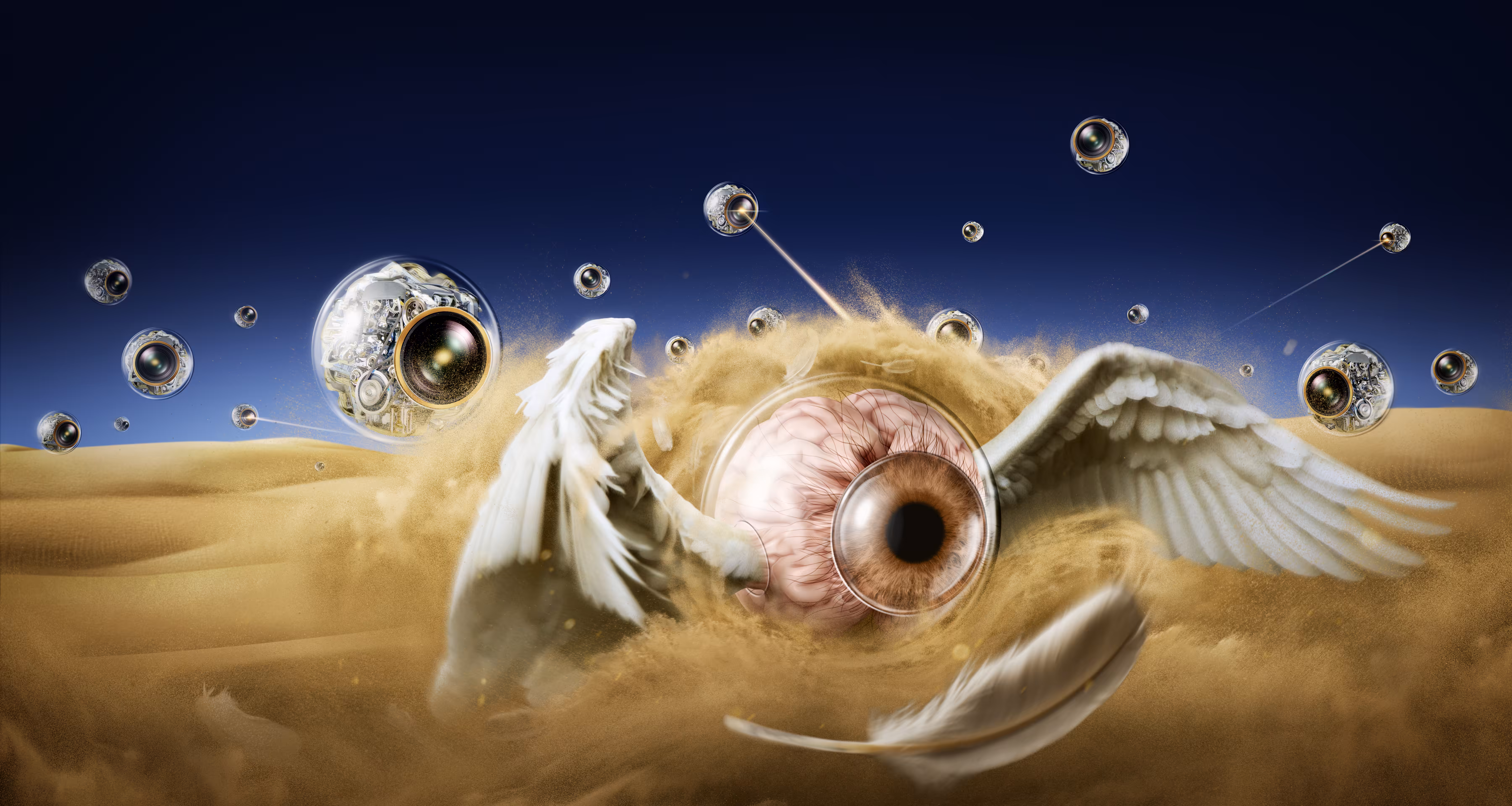 Flying eyeball Forever