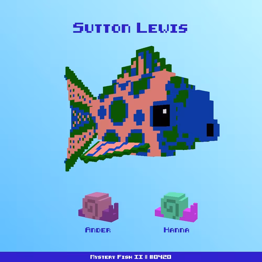 Sutton Lewis :: Mystery Fish 0420/1000