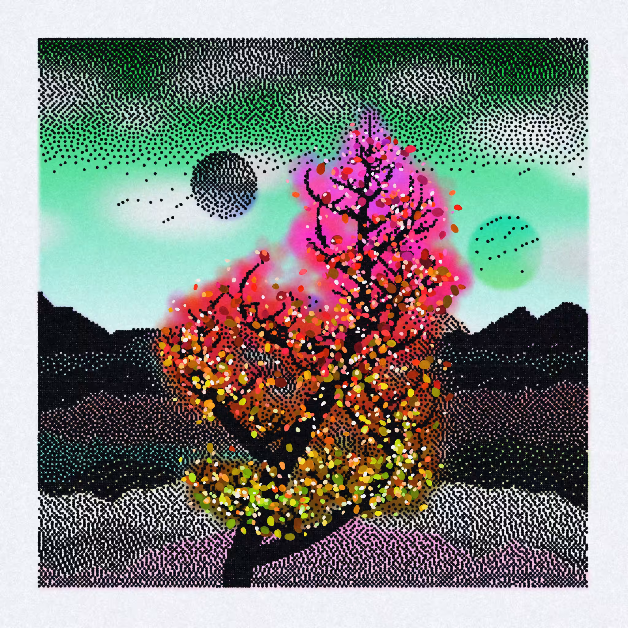 Dithered Branches #25