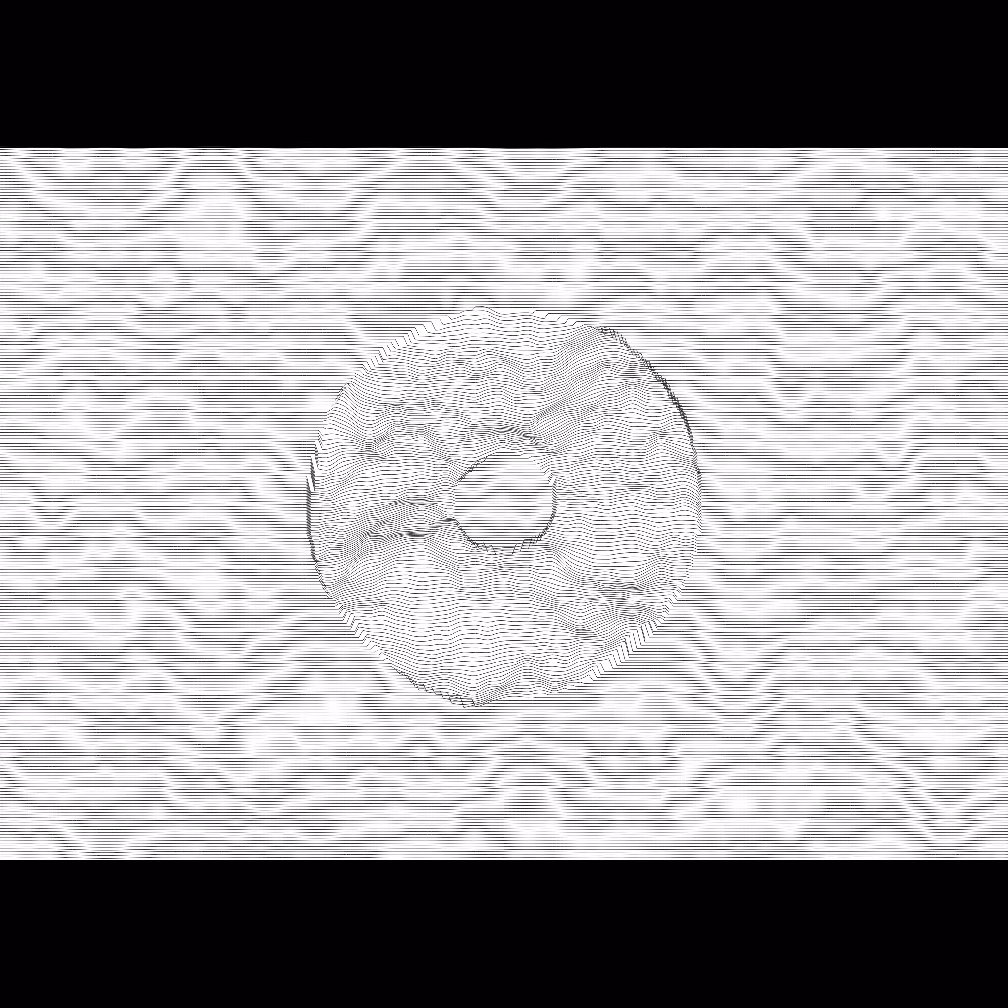 Waves Circle (For Plotter) #119