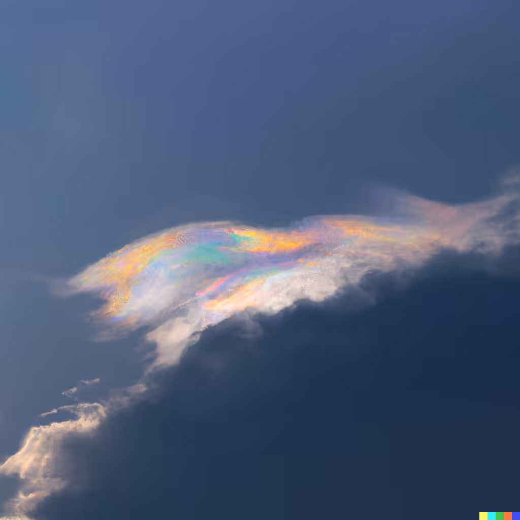 ☁️ 01 - a iridescent cloud