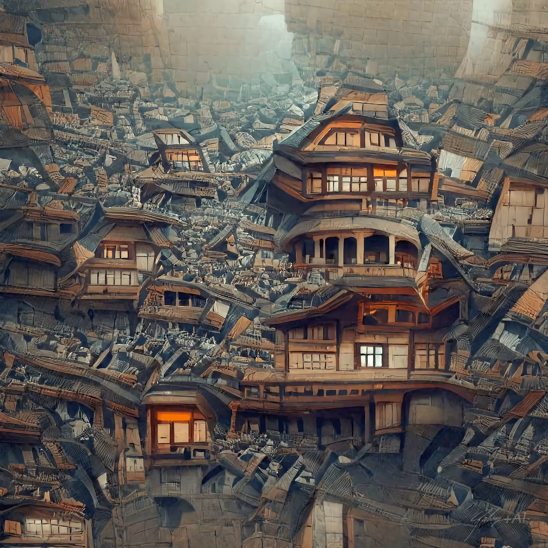 4 dimensional Shoin-zukurian mansion