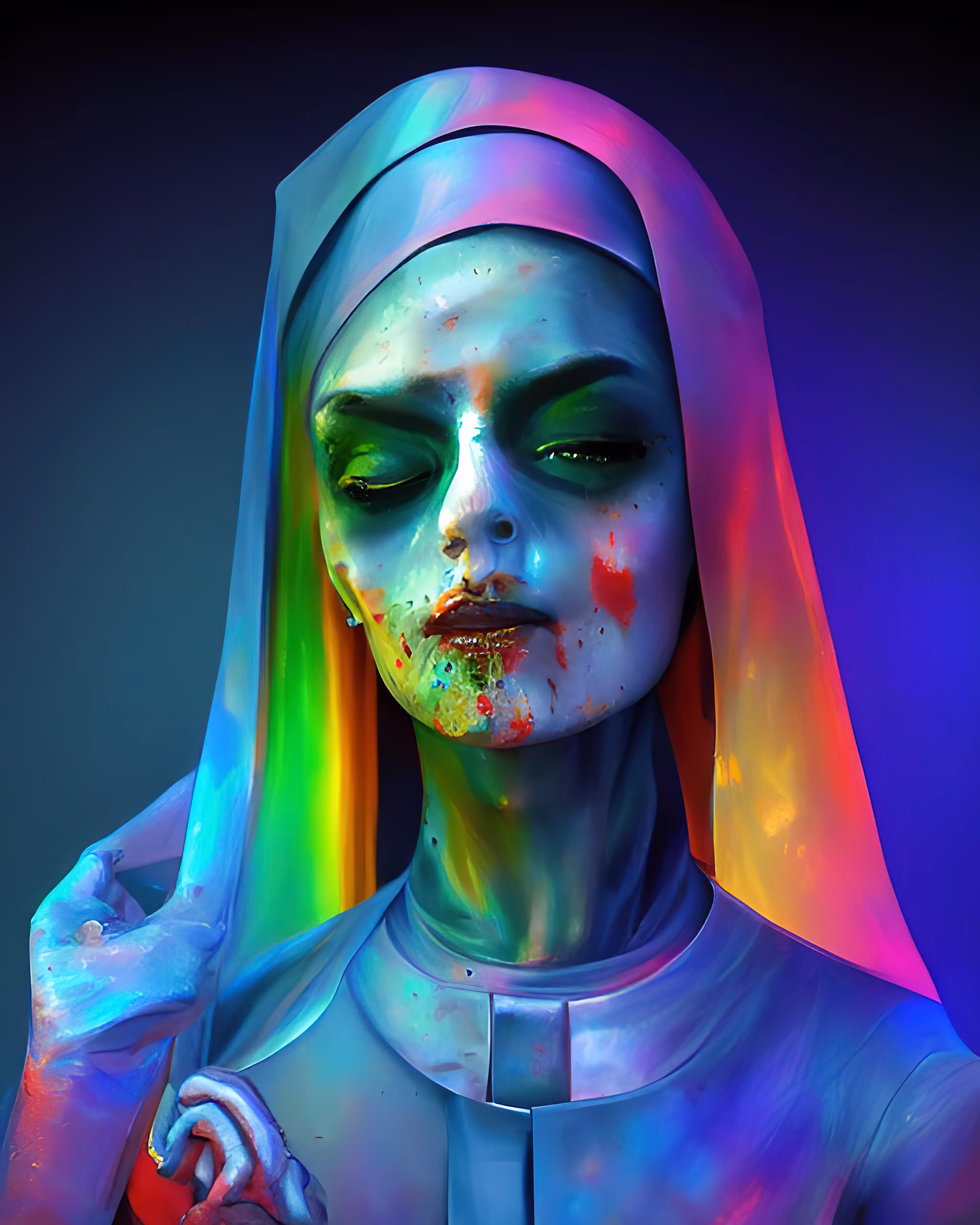 Zombiefied Evil Nun