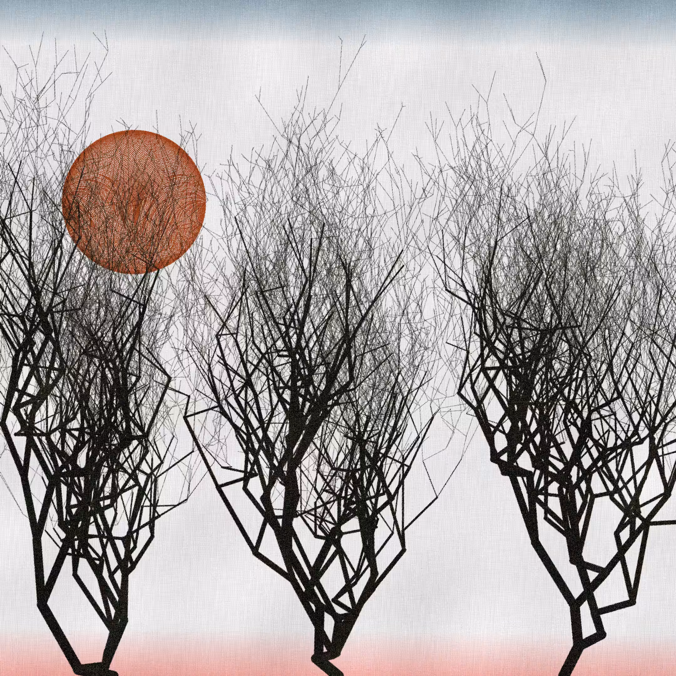 Three dead trees on earth #231