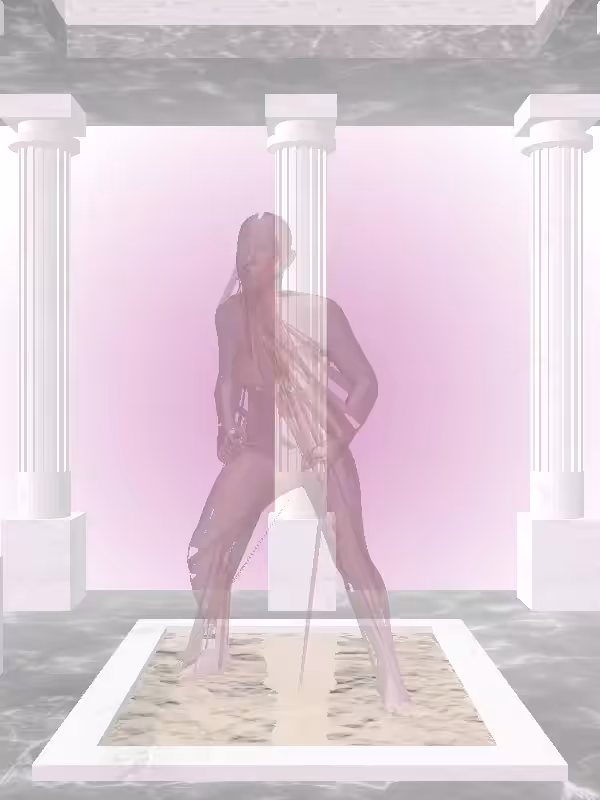 HeavenComputer: The Fading Kicking Velvet Cherry Woman #7668