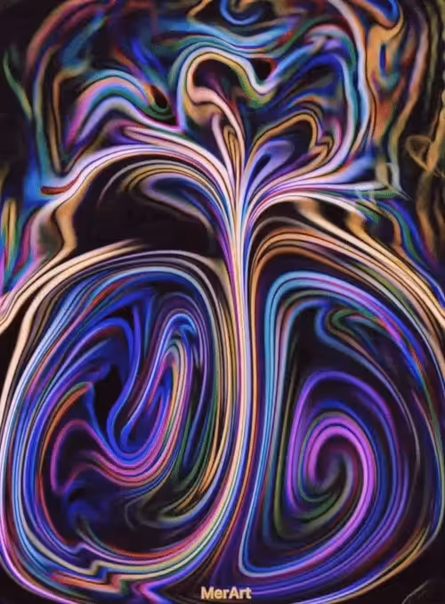 Colorful swirls