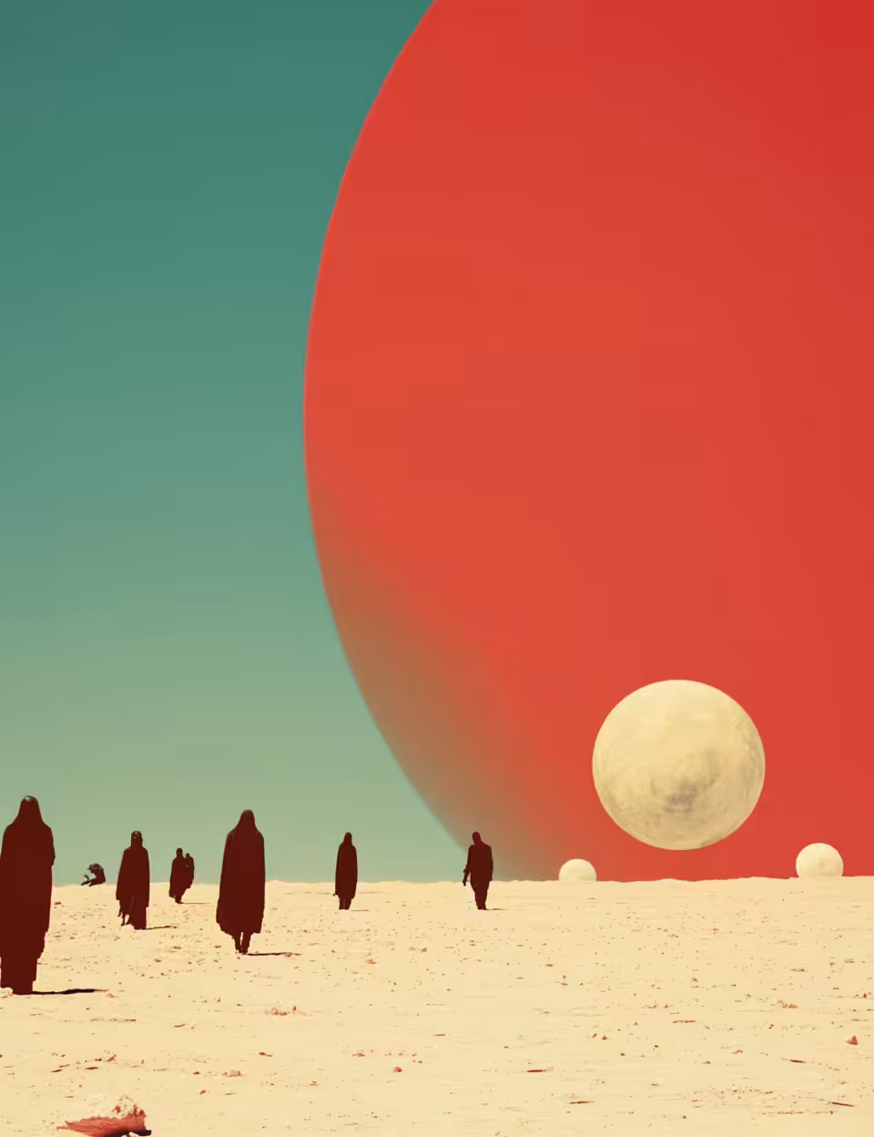 Giants carry us into orbit with the sun.