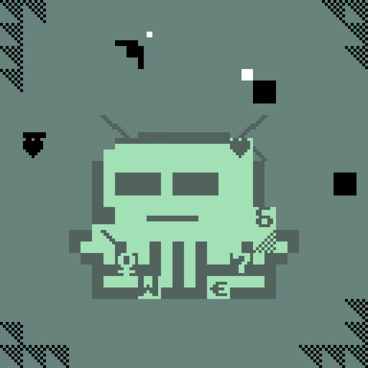 ASCII CrypToadz #1447