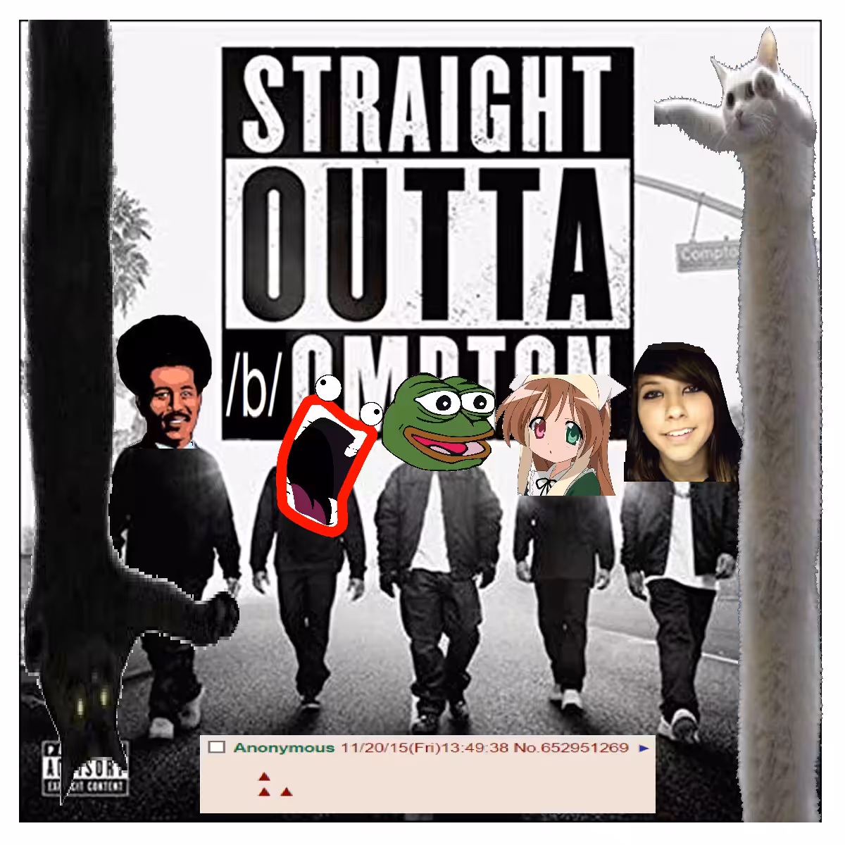 Straight Outta /b/ompton
