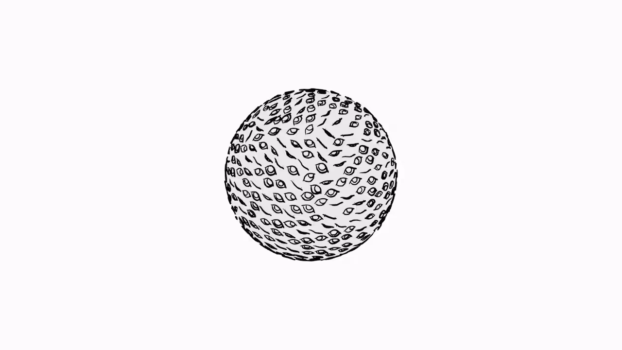 "Eyeball", HD video, 11 sec, 2020. Artwork by DMT Vision