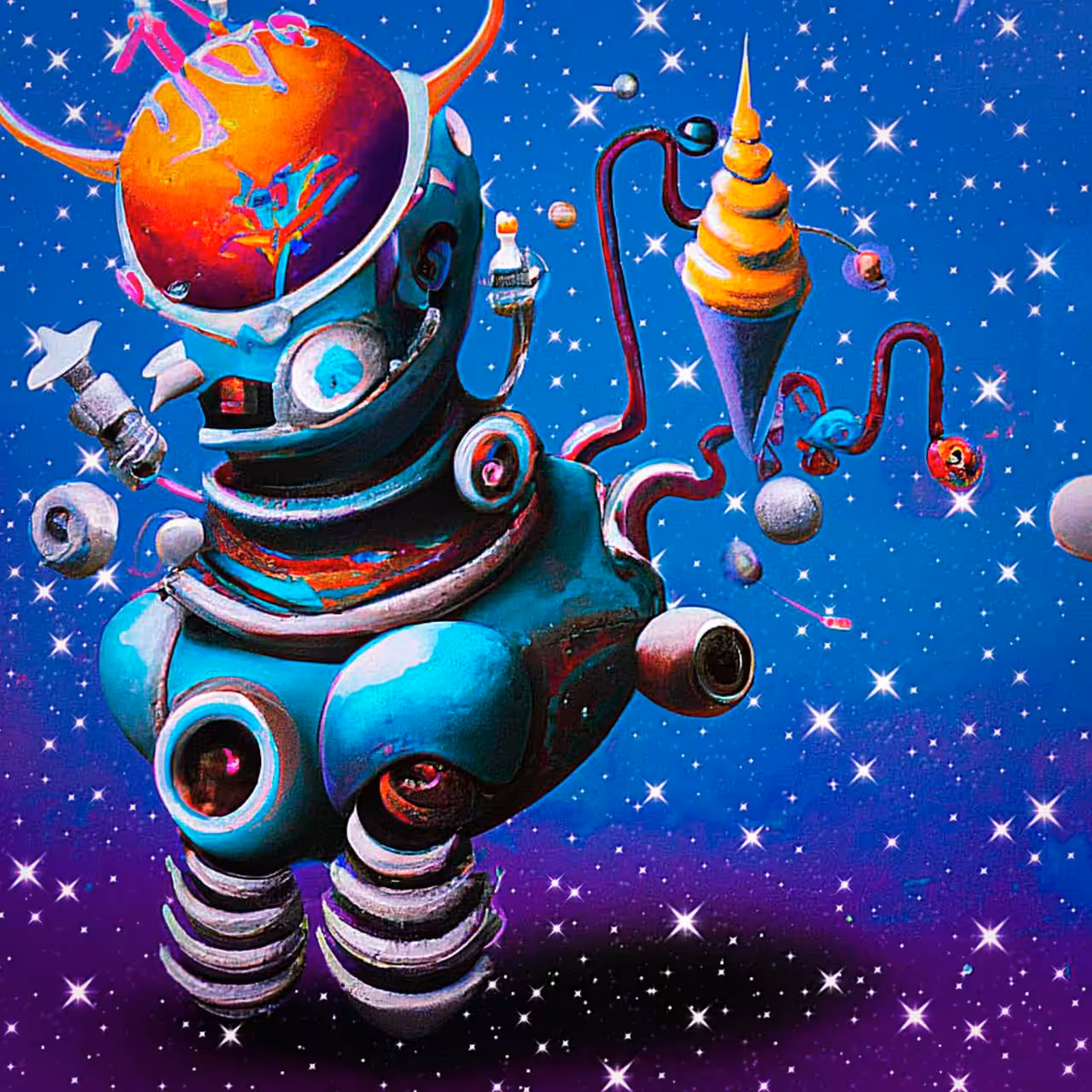 out of this world: Galaxy robot