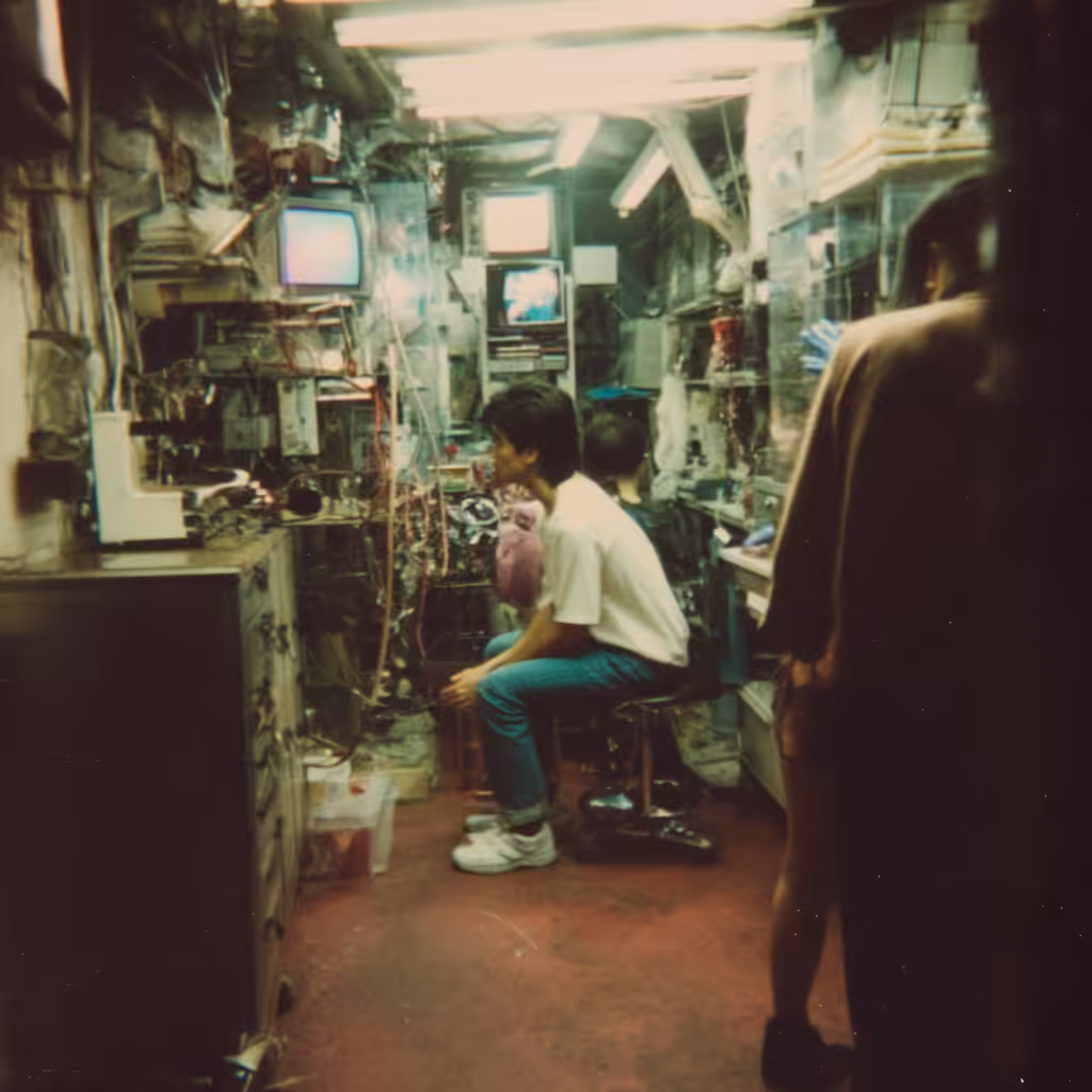 workspace, c. 1990