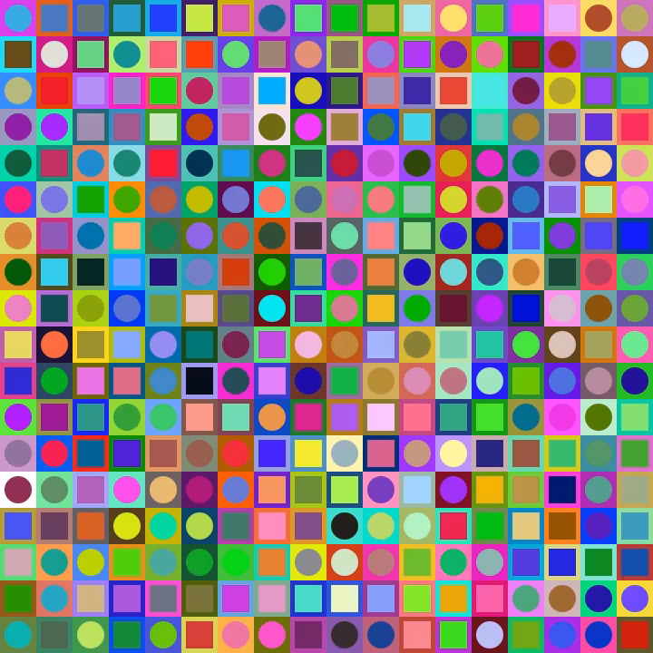 Square Dot Composition #69