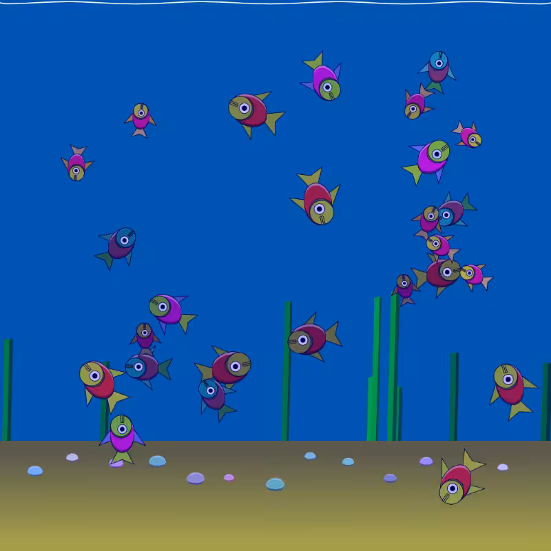 Underwater Schooling #14